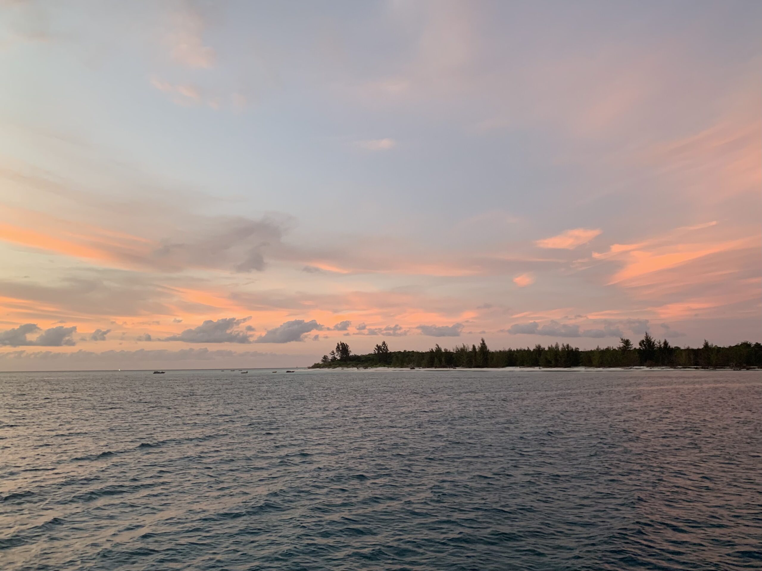 Approaching Sunset at Mengalum Island